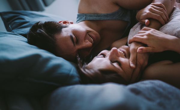 Couple in bed