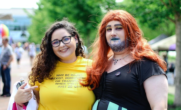 Personas trans en una marcha