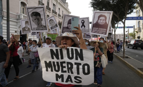 Manifestaciones en Perú