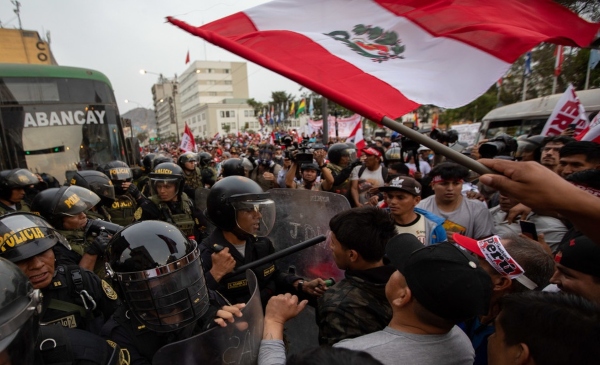 Manifestaciones en el Paro Nacional de Perú