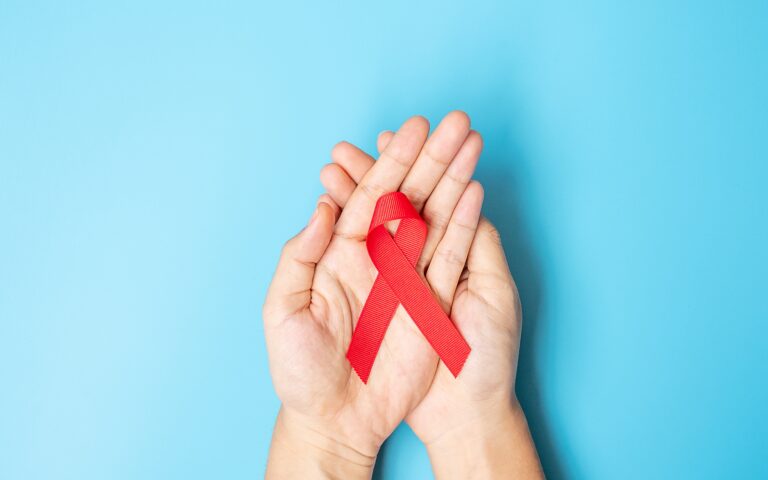 simbolo de la lucha contra el sida