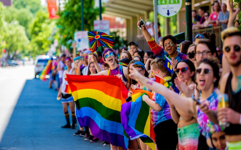 Manifestación de orgullo LGBT