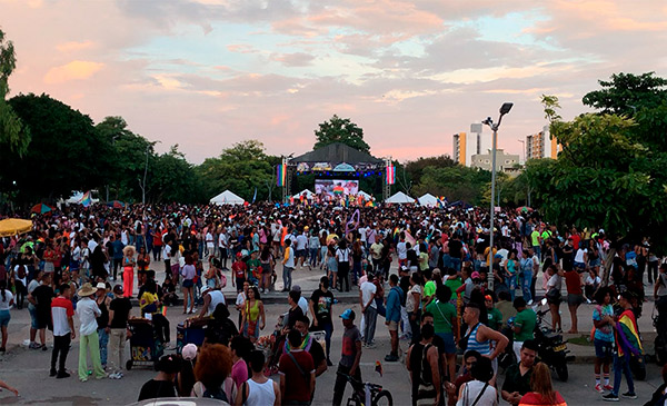 marcha del orgullo LGBT 2022 en Barranquilla