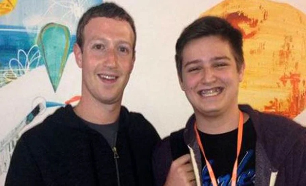 Sayman con Marck Zuckerberg